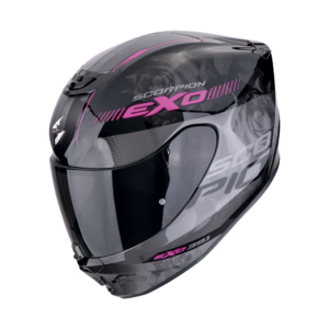 Casco SCORPION EXO-391 AVA Negro Rosa