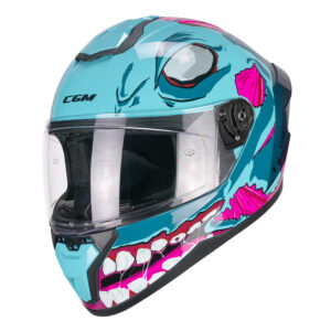 Casco CGM 330 RIOT Azul Rosa