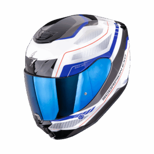 Casco SCORPION EXO-391 LEO Blanco Azul