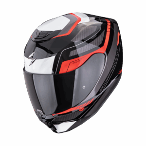 Casco SCORPION EXO-391 LEO Blanco Rojo