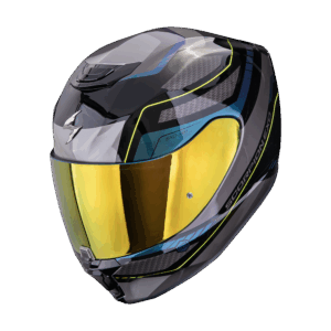 Casco SCORPION EXO-391 LEO Negro Azul